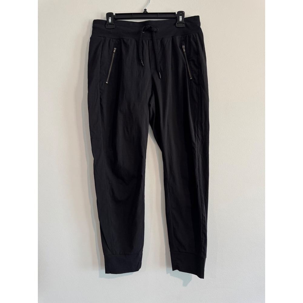 Athleta Trekkie North Jogger Women 8 Black Lightweight‎ Stretch Hiking Pants